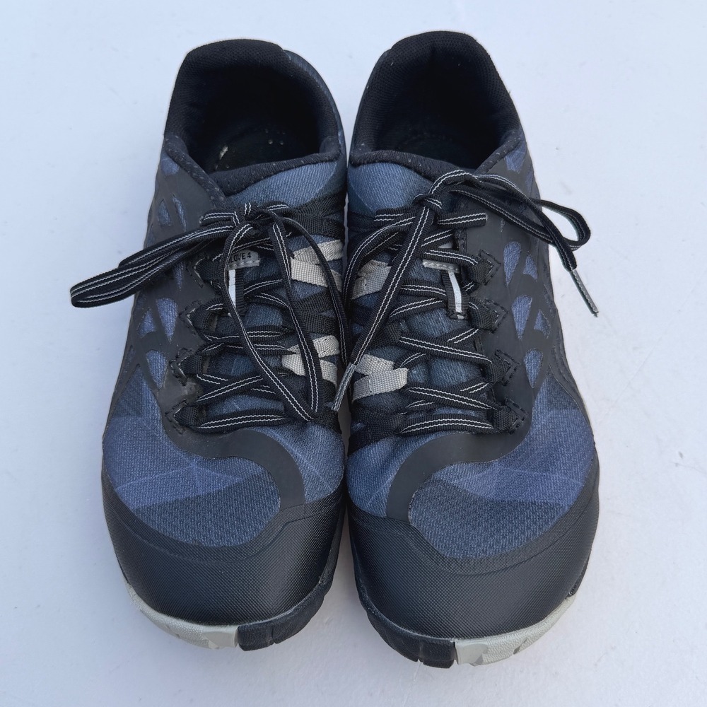 Merrell Trail Glove 4 Womens Barefoot Running Shoes Navy Blue Size 8.5
